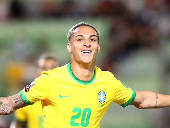 Article image:Manchester United’s Antony misses Brazil training after illness setback