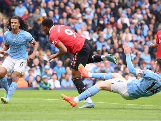 Article image:Anthony Martial comes off the bench to reduce Manchester United’s humiliation on derby day