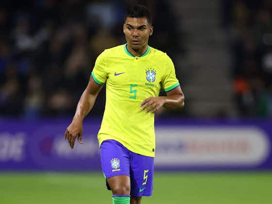 Article image:Casemiro sends cheeky message to former Manchester United star Cristiano Ronaldo