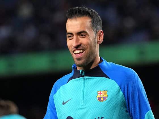 Article image:Sergio Busquets injured ahead of Europa League tie v Manchester United