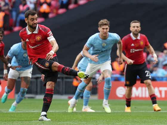 Article image:Bruno Fernandes puts in mixed performance as Manchester United suffer FA Cup final defeat