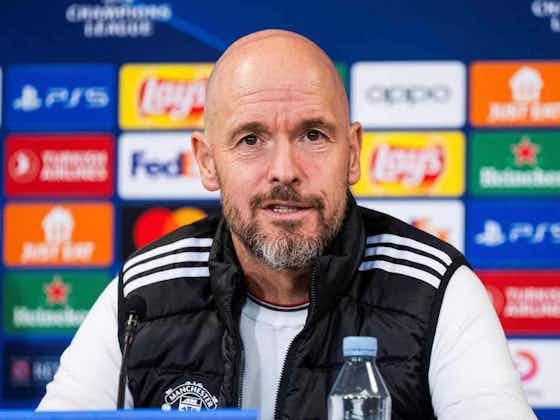 Article image:Erik ten Hag says winning the FA Cup would be “over-performing” for Manchester United