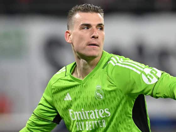 Image de l'article :Manchester United in the race to sign Real Madrid goalkeeper Andriy Lunin