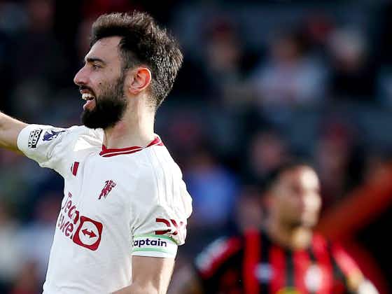 Article image:Bruno Fernandes makes BBC team of the week after Bournemouth heroics