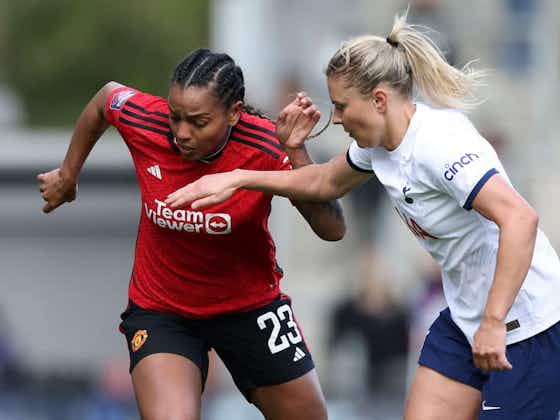Article image:Match report: Manchester United women 2-2 Tottenham Hotspur women