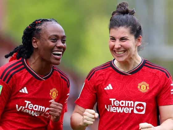 Article image:Rachel Williams and Lucia Garcia talk through Manchester United Women’s historic victory over Chelsea
