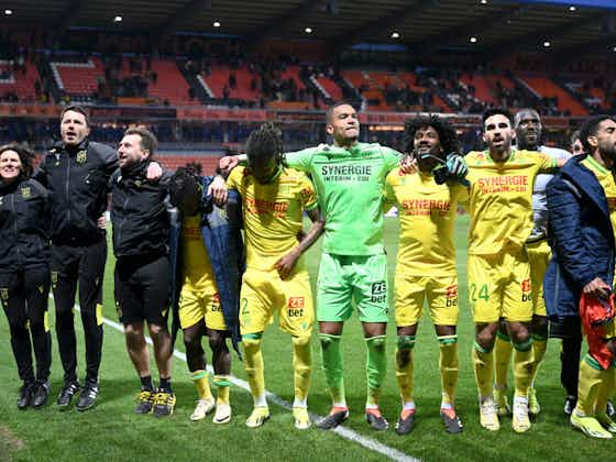 Image de l'article :Le FC Nantes est 8e de Ligue 1 à l’extérieur… mais se classe 17e à domicile