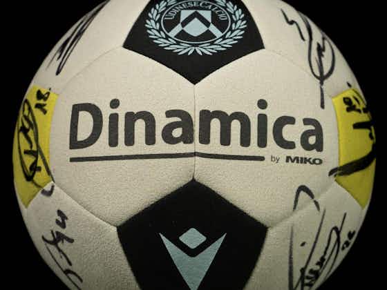 Imagem do artigo:Miko, Udinese Calcio and Macron team up  to create the first-ever ball made with Dinamica® microfibre