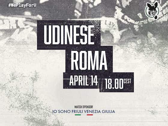 Immagine dell'articolo:Udinese-Roma, le formazioni