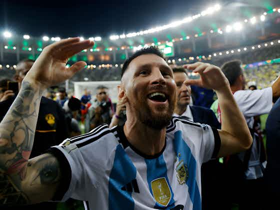 Imagem do artigo:Não deu, Brasil! Messi comemora classificação da Argentina para as Olimpíadas