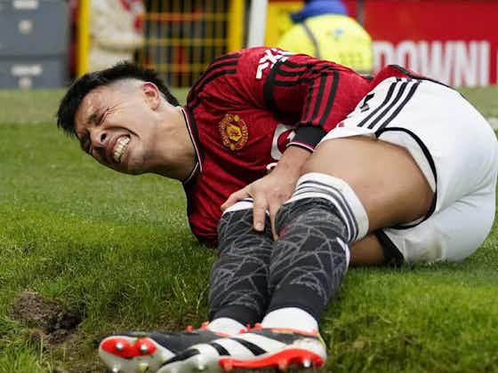 Imagem do artigo:Manchester United fica aliviado após diagnóstico da lesão de Lisandro Martínez