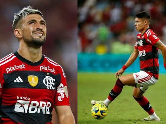 Imagem do artigo:Arrascaeta e Luiz Araújo devem ser poupados contra São Paulo por fadiga; veja provável escalação