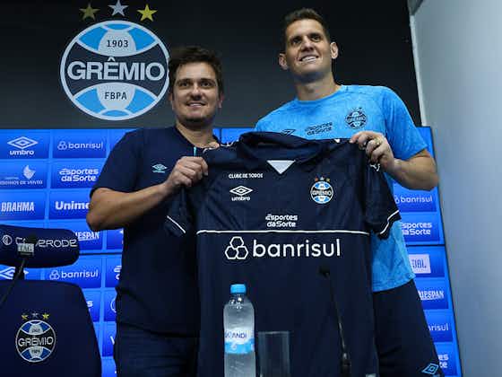 Imagem do artigo:Apresentado oficialmente no Grêmio, Rafael Cabral comenta saída do Cruzeiro: “Queria um desafio maior”