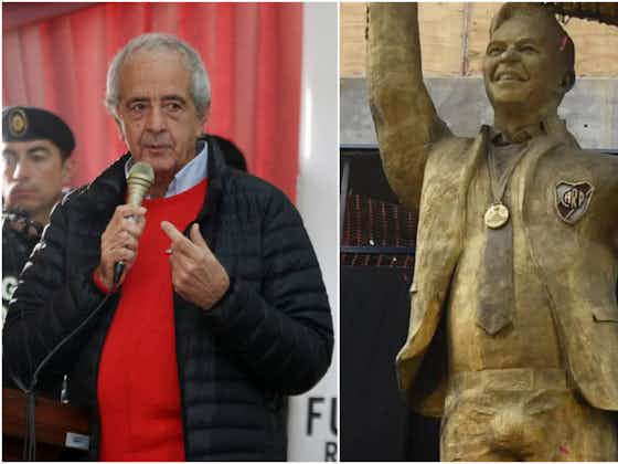 Imagen del artículo:Expresidente de River Plate criticó duramente a la estatua de Gallardo