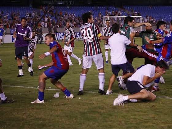 Imagem do artigo:Cerro Porteño, Fluminense y la recordada batalla campal del 2009