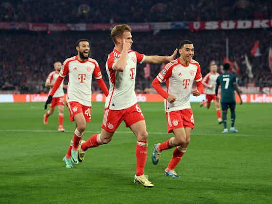 Image de l'article :El Bayern elimina al Arsenal por la mínima y avanza a seminales