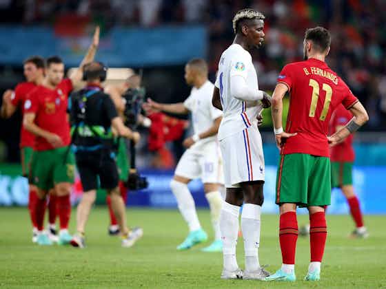 Article image:“Levels above” – Some fans react as Man United duo’s face-off at the Euros ends in a stalemate