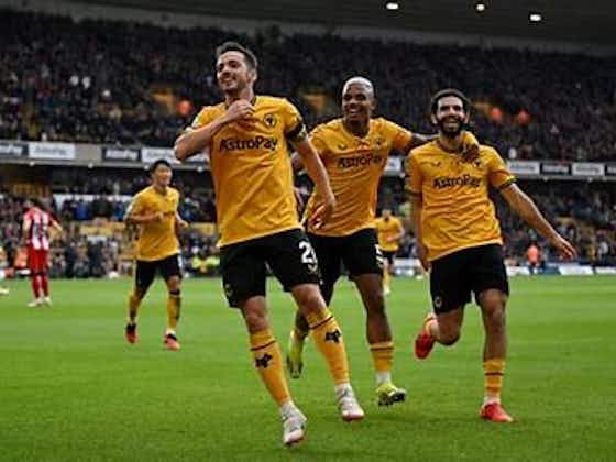 Article image:Pablo Sarabia’s header boosts Wolves into eighth place as they glide past Sheffield United. 
