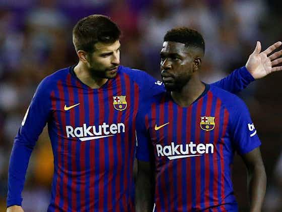 Article image:Barcelona reluctant to name return date for injured Samuel Umtiti