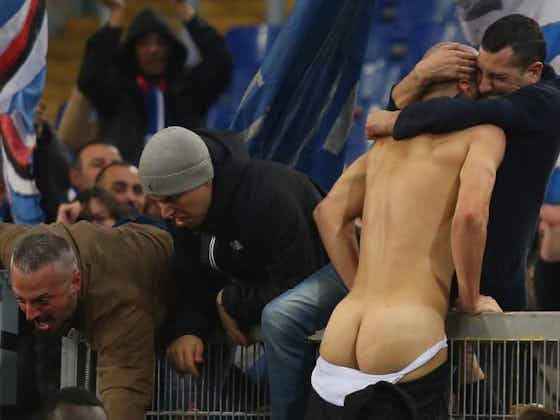 Article image:🎥 Sampdoria striker gets clothes ripped off after 99th minute goal