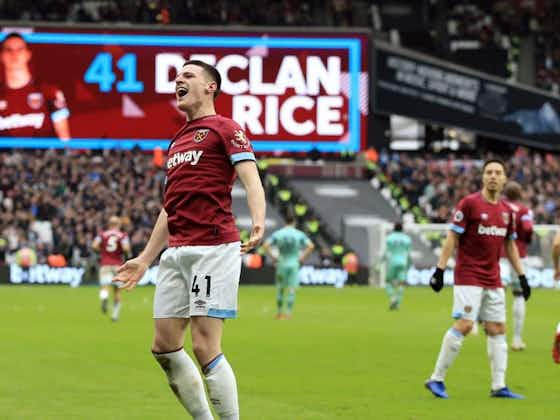 Article image:🎥 Declan Rice joins West Ham fans in the pub after first PL goal