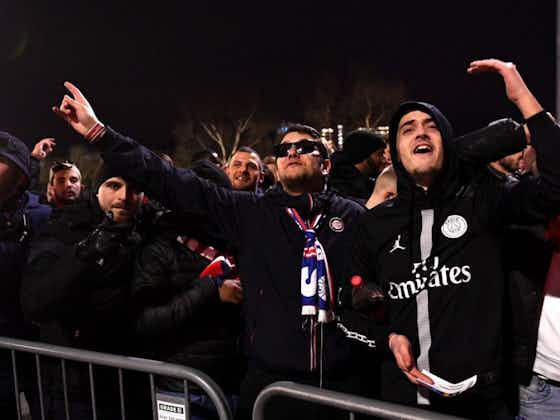Article image:🎥 PSG fans have taken over Manchester ahead of Tuesday's CL tie