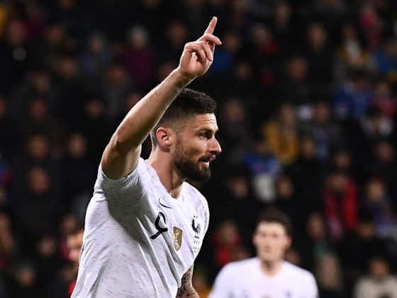 Article image:Olivier Giroud eyes Platini record after netting 34th France goal