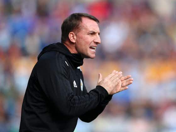 Article image:Brendan Rodgers' first words to Leicester City