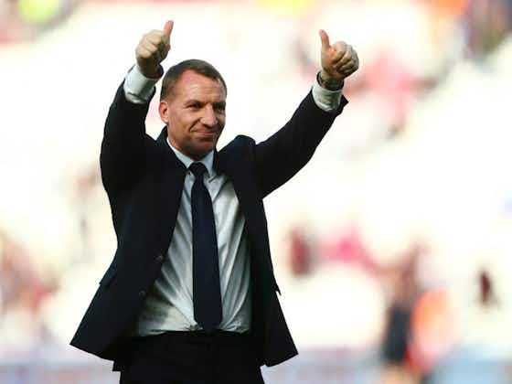 Article image:Brendan Rodgers drops hint on Leicester summer business
