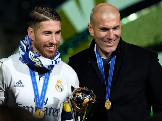Article image:Zinedine Zidane hopes to persuade Sergio Ramos to stay at Real Madrid
