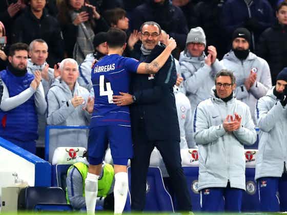 Article image:Fàbregas reveals what it's like to play for 'stubborn' Sarri