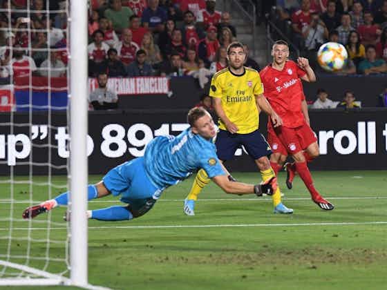Article image:🎥 Arsenal score late to beat Bayern Munich in ICC outing