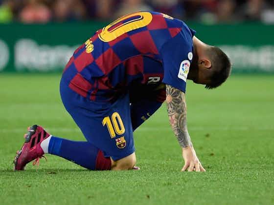 Article image:Lionel Messi's first start of the season ends in injury