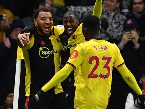 Article image:4️⃣ points as Watford beat Liverpool to end 27-match unbeaten run