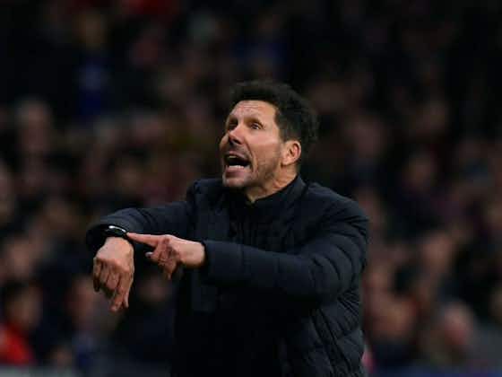 Article image:Diego Simeone: Atlético Madrid 'started winning' before the match