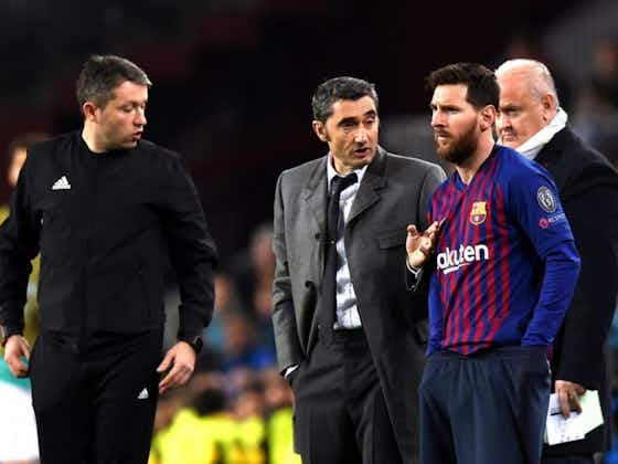 Article image:Lionel Messi publicly calls out Barcelona over Valverde sacking