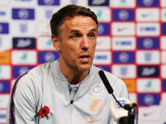Article image:Phil Neville to leave England Women's role next summer