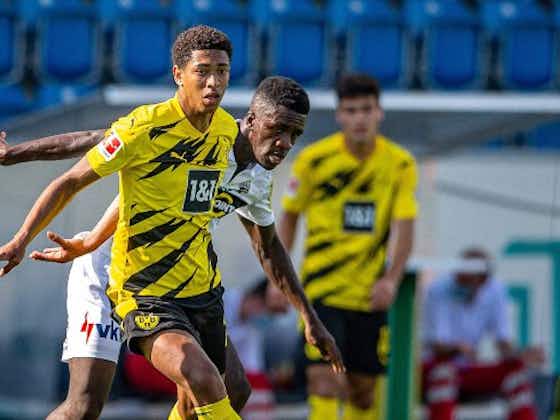 Article image:Jude Bellingham 'buzzing' after making impact on Dortmund debut