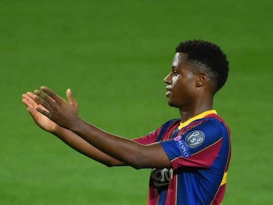 Article image:Barcelona provide upsetting Ansu Fati injury update