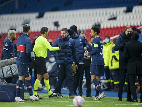 Article image:PSG-Başakşehir official suspended for 'inappropriate behaviour'