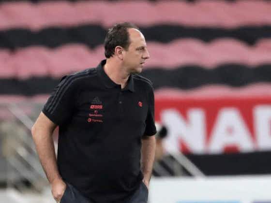 Article image:Rogério Ceni reacts after Bragantino snap Flamengo's unbeaten streak