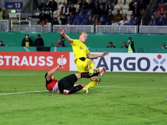 Article image:Haaland, upsets, sub drama — Pokal gets German season off to a flyer