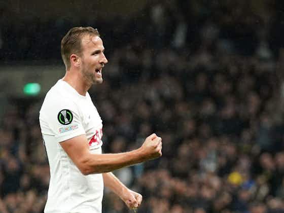 Article image:Harry Kane hat-trick sees Tottenham ease past Mura