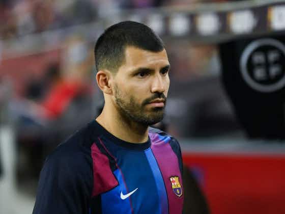 Article image:Sergio Agüero tearfully announces retirement due to heart condition