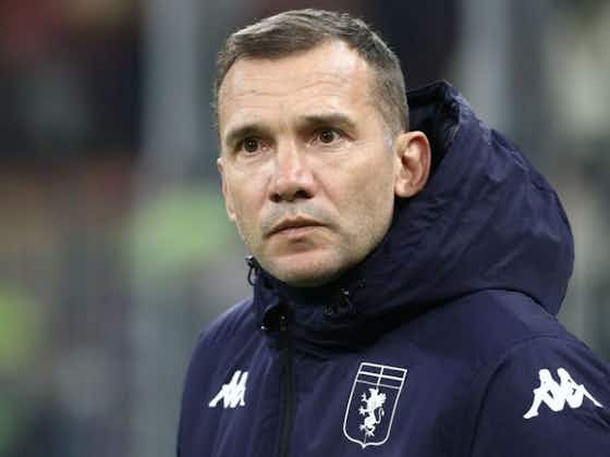 Article image:Genoa sack Andriy Shevchenko after just two months in charge