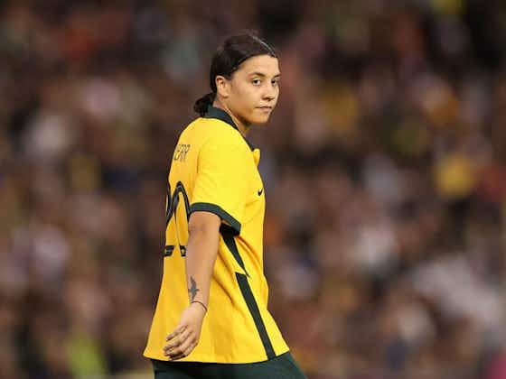 Article image:Sam Kerr nets five and breaks Tim Cahill's Australia goal record 🇦🇺