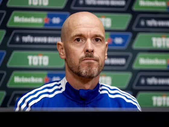 Article image:Erik ten Hag 'annoyed' by Ajax mistakes in cup final defeat to PSV