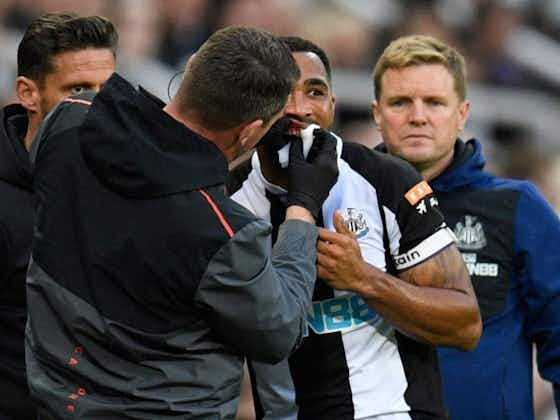 Article image:📸 Nasty! Callum Wilson has front tooth knocked loose against Arsenal 🦷