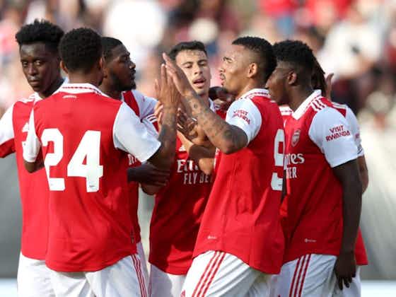 Article image:Arsenal put five past Nürnberg as Gabriel Jesus bags debut double