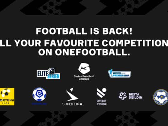 Article image:Live, free football is back on OneFootball! From Europe and South America!